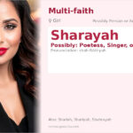 Sharayah Name Meaning and Details