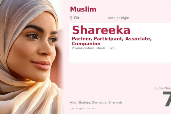 Shareeka Name Meaning — Arabic Origin, Girl Name & Details (2025)