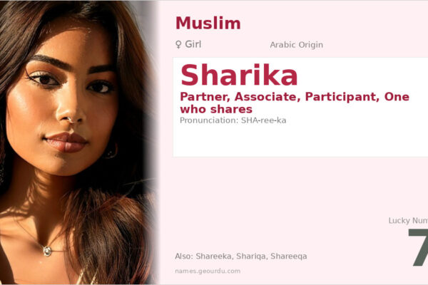 Sharika Name Meaning — Arabic Origin, Girl Name & Details (2025)