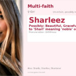 Sharleez Name Meaning and Details