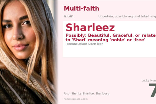 Sharleez Name Meaning — Origin, Gender & Details (2025)