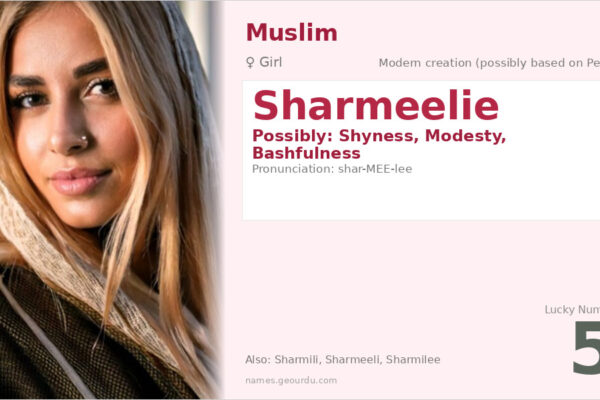 Sharmeelie Name Meaning — Origin, Gender & Details (2025)