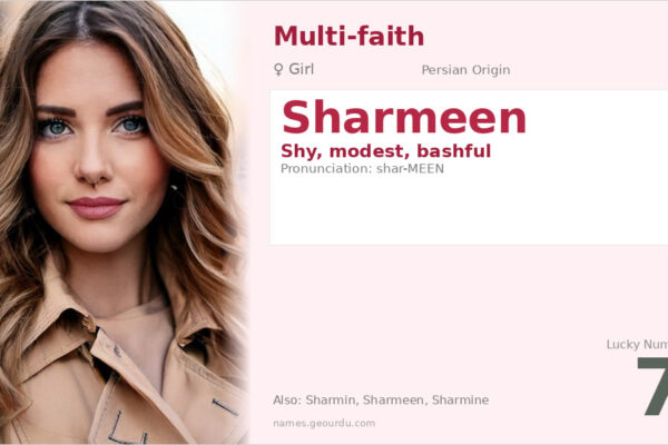 Sharmeen Name Meaning — Persian Origin, Girl Name & Details (2025)