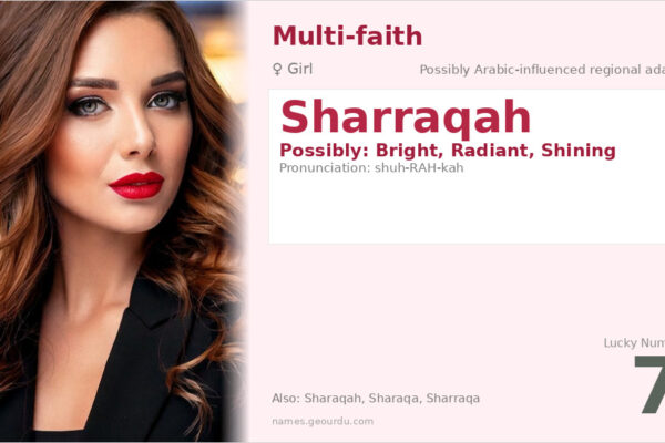 Sharraqah Name Meaning — Origin, Gender & Details (2025)
