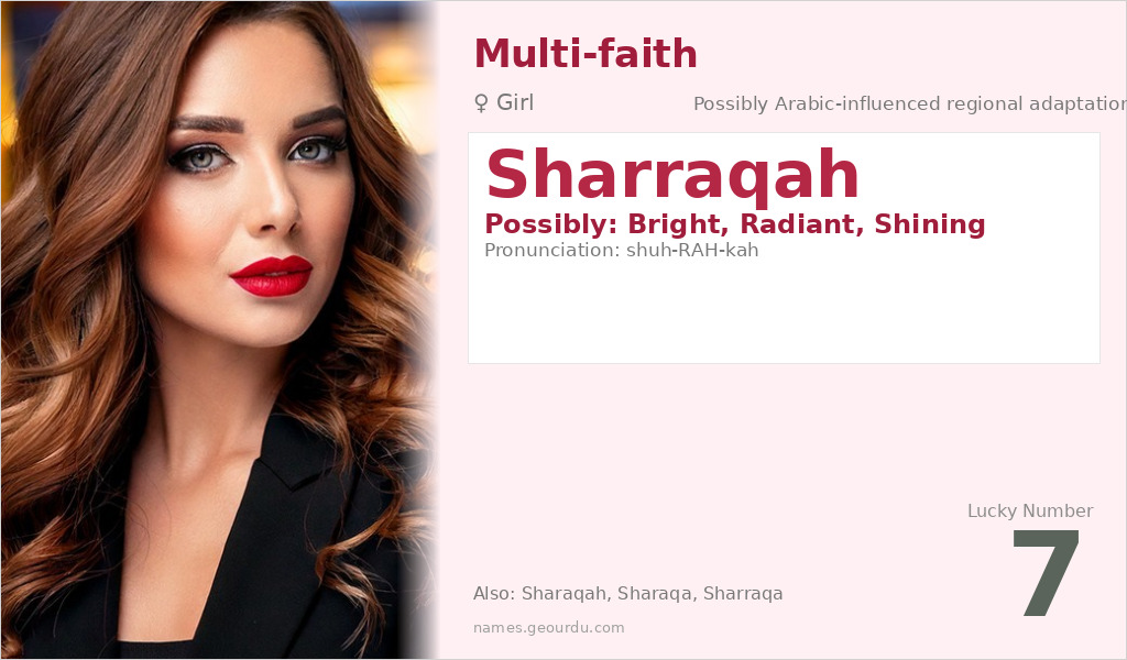 Sharraqah Name Meaning and Details