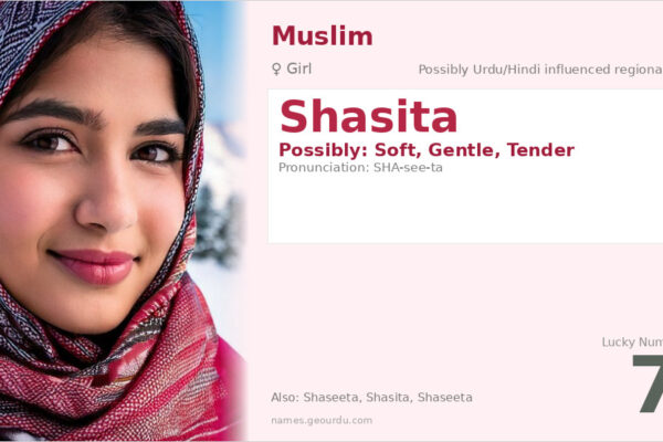 Shasita Name Meaning — Origin, Gender & Details (2025)
