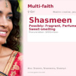 Shasmeen Name Meaning and Details