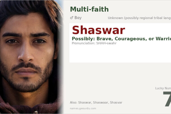Shaswar Name Meaning — Origin, Gender & Details (2025)