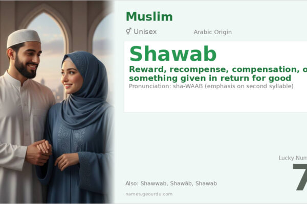 Shawab Name Meaning — Arabic Origin, Reward & Details (2025)