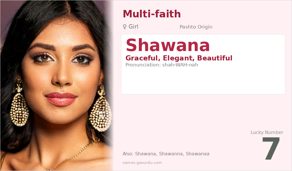 Shawana Name Meaning and Details