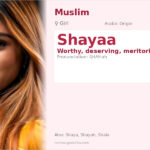 Shayaa Name Meaning and Details