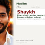 Shaykh Name Meaning and Details