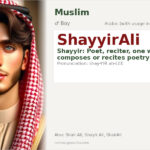 ShayyirAli Name Meaning and Details