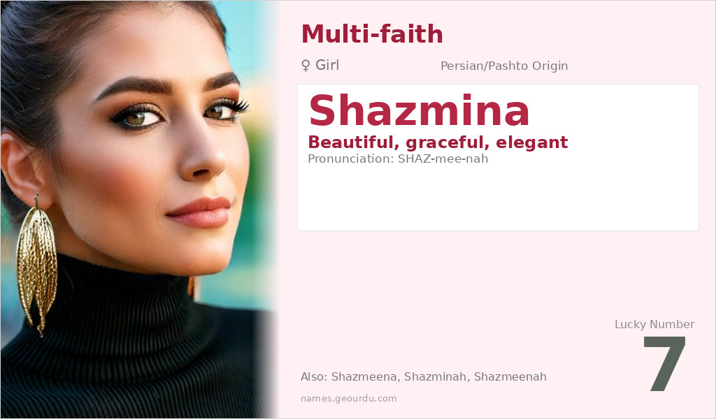 Shazmina Name Meaning and Details