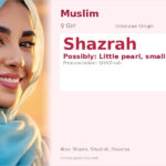 Shazrah Name Meaning and Details