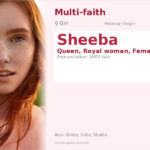 Sheeba Name Meaning and Details