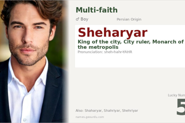 Sheharyar Name Meaning — Persian Origin, Boy Name & Details (2025)