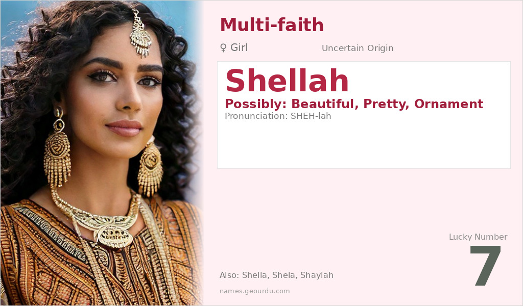 Shellah Name Meaning and Details