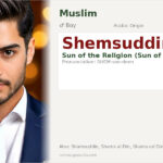 Shemsuddin Name Meaning and Details