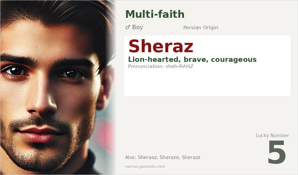 Sheraz Name Meaning and Details