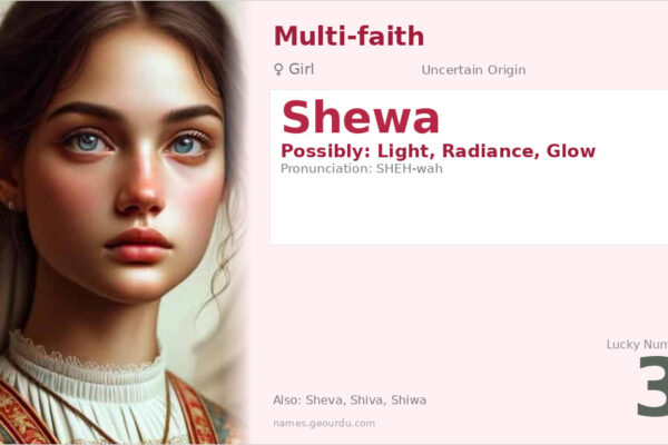 Shewa Name Meaning — Origin, Gender & Details (2025)