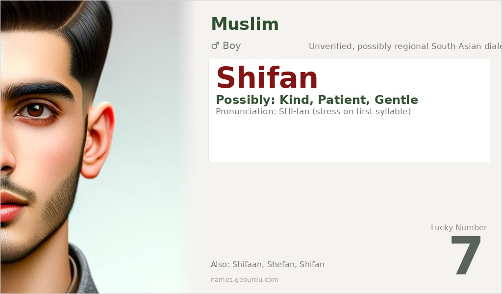 Shifan Name Meaning and Details