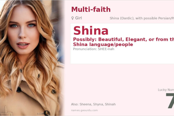 Shina Name Meaning — Origin, Gender & Details (2025)