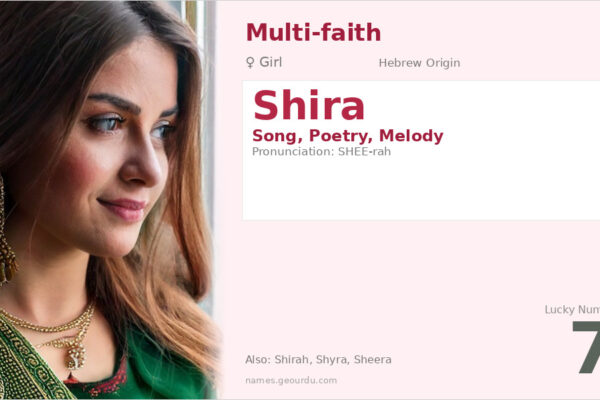 Shira Name Meaning — Hebrew Origin, Girl Name & Details (2025)