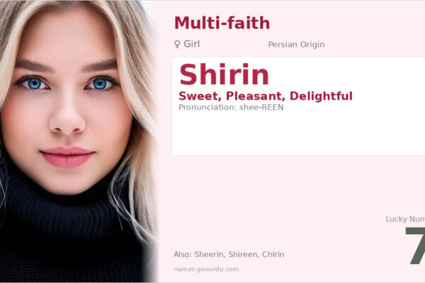 Shirin Name Meaning — Persian Origin, Girl Name & Cultural Significance (2025)