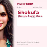 Shokufa Name Meaning and Details