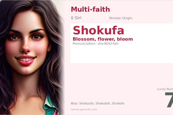 Shokufa Name Meaning — Persian Origin, Girl Name & Details (2025)