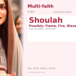 Shoulah Name Meaning and Details