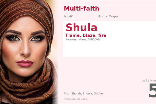 Shula Name Meaning — Arabic Origin, Girl Name & Details (2025)