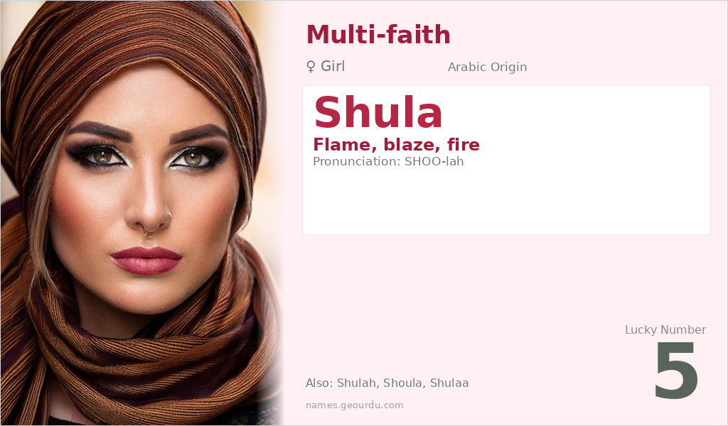 Shula Name Meaning and Details