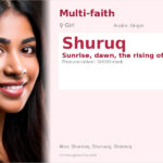Shuruq Name Meaning and Details