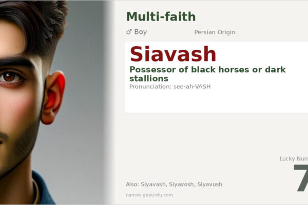 Siavash Name Meaning — Persian Origin, Boy Name & History (2025)