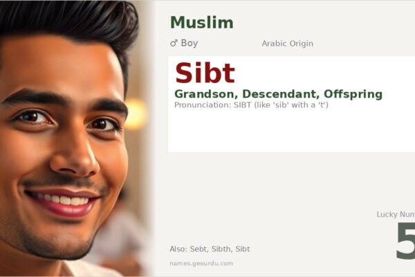 Sibt Name Meaning — Arabic Origin, Grandson & Islamic Significance (2025)