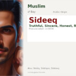 Sideeq Name Meaning and Details