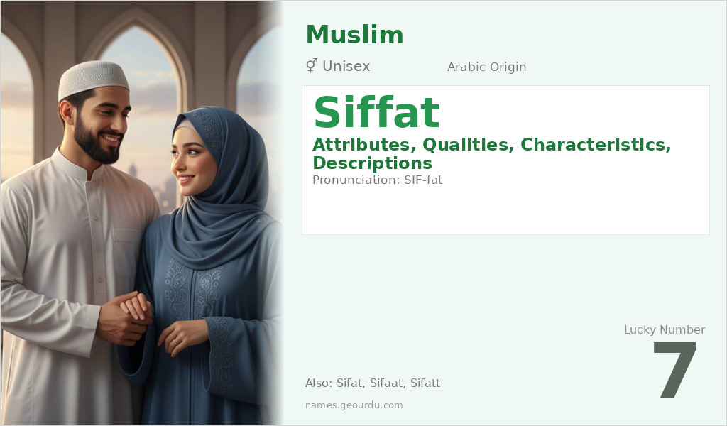 Siffat Name Meaning and Details