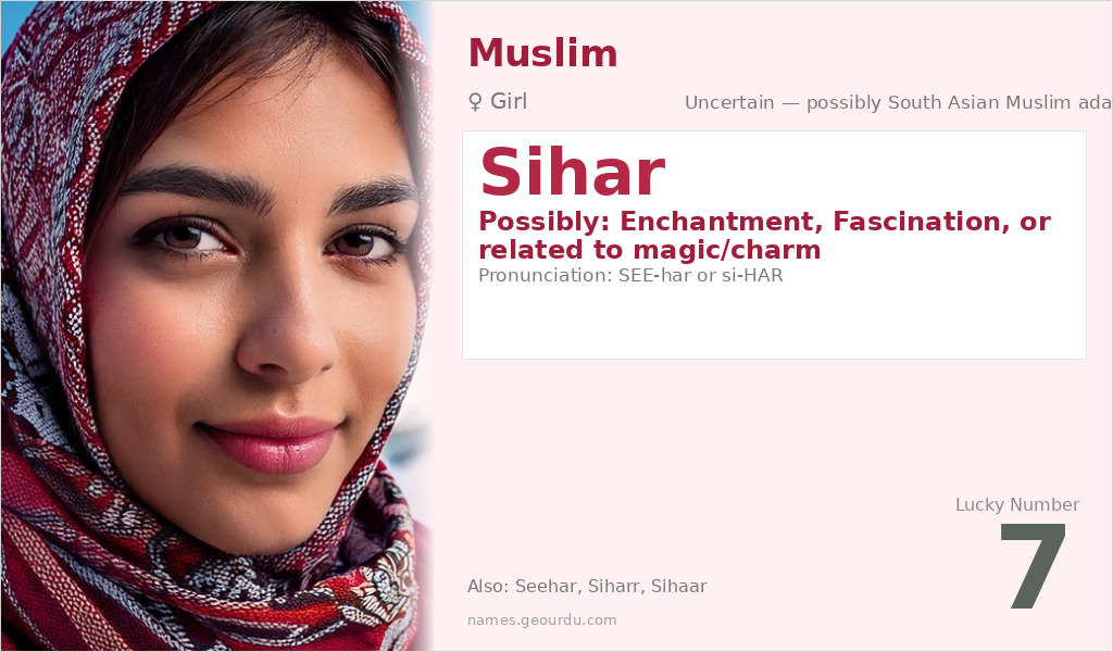 Sihar Name Meaning and Details
