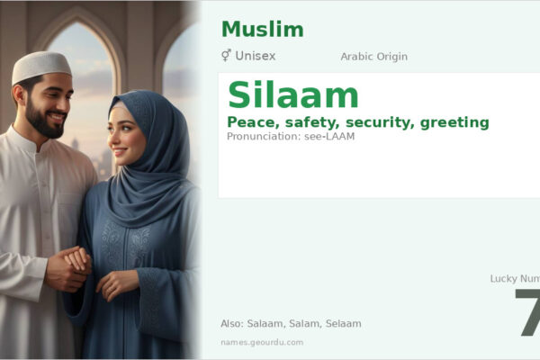 Silaam Name Meaning — Arabic Origin, Peace & Details (2025)