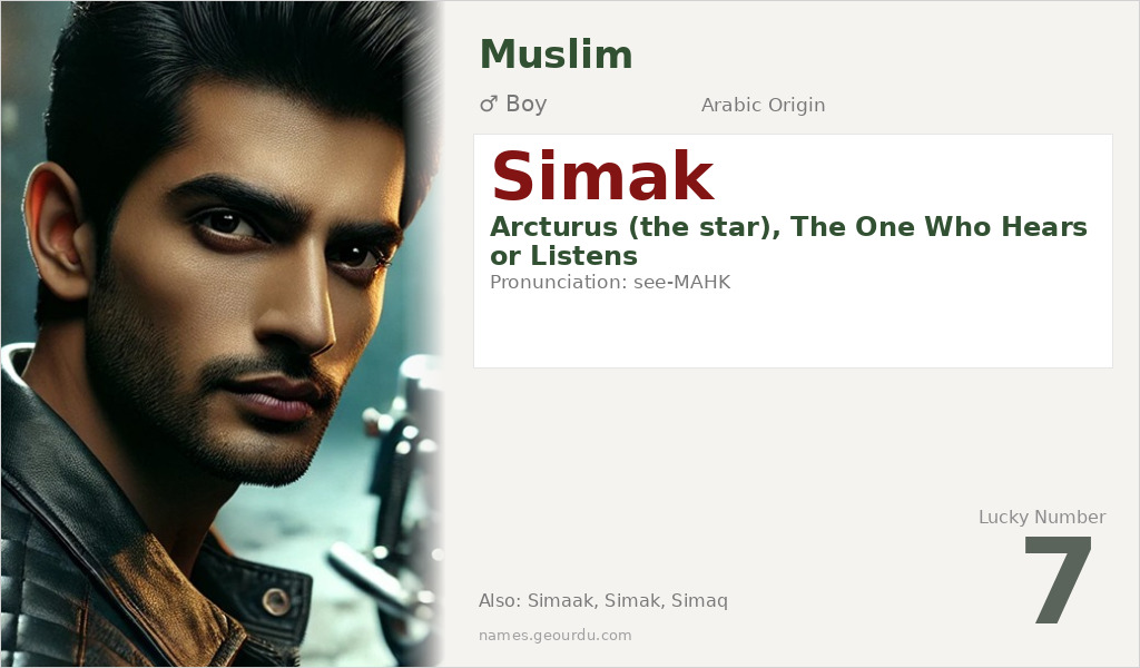 Simak Name Meaning and Details