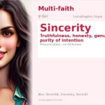 Sincerity Name Meaning and Details