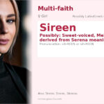 Sireen Name Meaning and Details