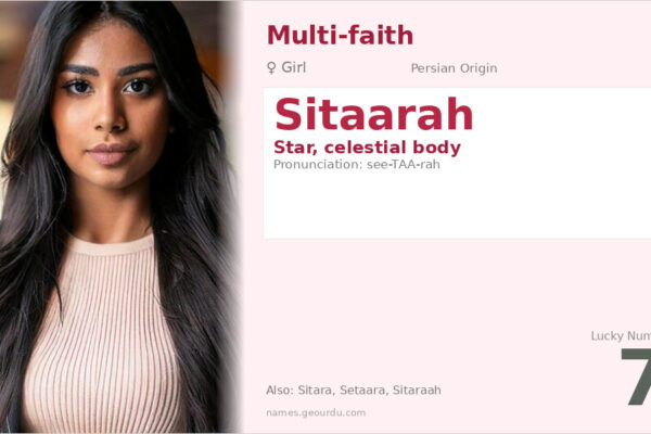 Sitaarah Name Meaning — Persian Origin, Girl Name & Cultural Significance (2025)