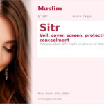 Sitr Name Meaning and Details