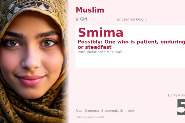 Smima Name Meaning — Origin, Gender & Details (2025)