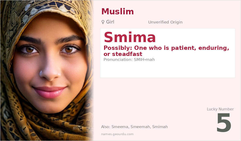 Smima Name Meaning and Details