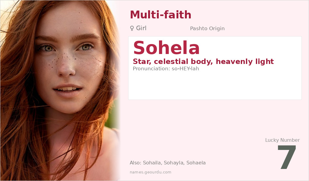 Sohela Name Meaning and Details
