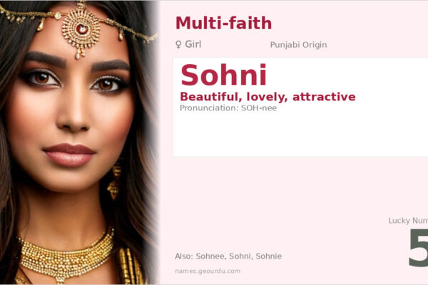 Sohni Name Meaning — Punjabi Origin, Girl Name & Cultural Significance (2025)